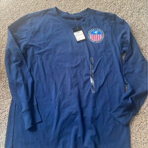 Ocean Pacific Navy Long Sleeve Tee with Crest